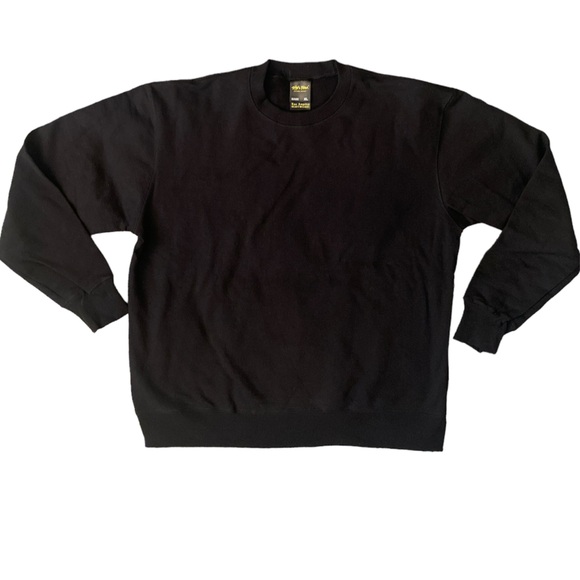 Men Shaka wear blank crewneck sweater in black - Picture 2 of 2